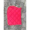 tapis de selle cerise
