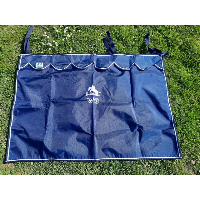 Rideau tenture porte de box