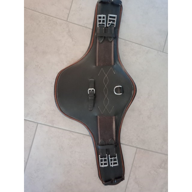 SANGLE BAVETTE CUIR 65CM