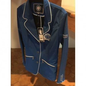 Veste de concours Hacour Chiara bleu roi taille 38