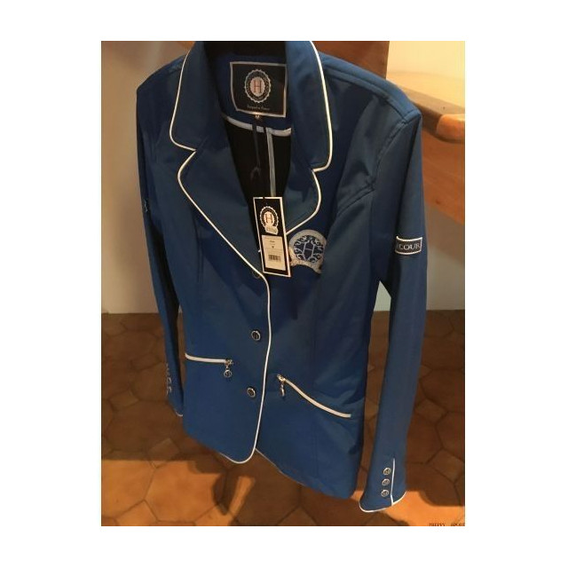 Veste de concours Hacour Chiara bleu roi taille 38