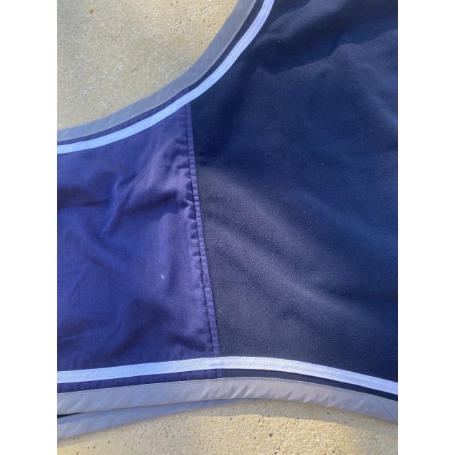 COUVRE REIN PADDOCK - Polaire bleu marine