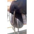Selle prestige dressage noire