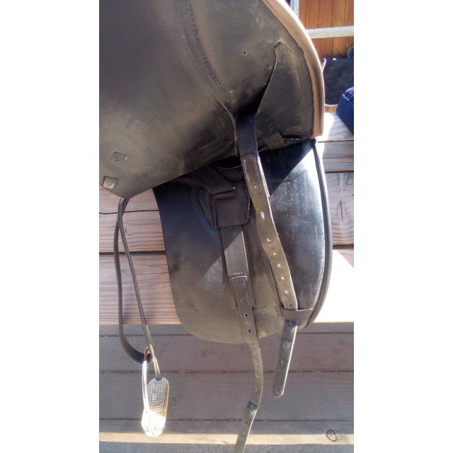Selle prestige dressage noire