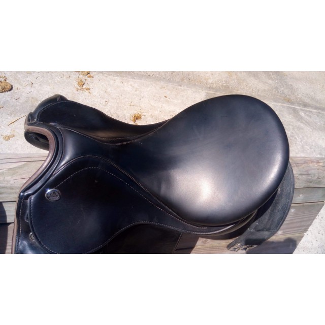 Selle prestige dressage noire