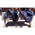 Selle prestige dressage noire
