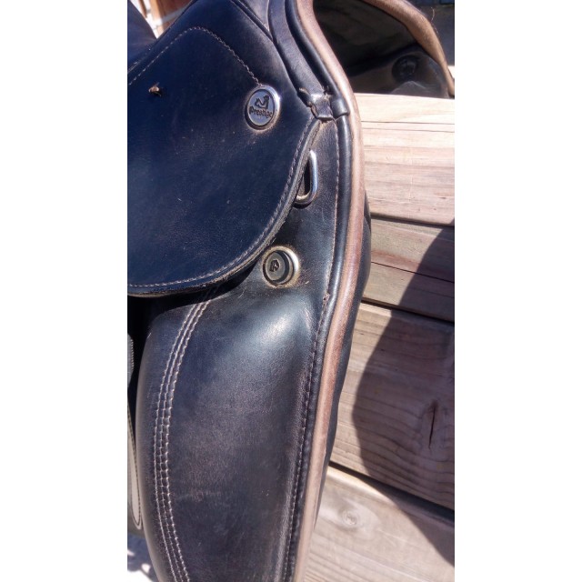 Selle prestige dressage noire