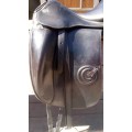 Selle prestige dressage noire