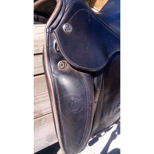 Selle prestige dressage noire