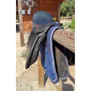 Selle mixte en cuir 17,5 pouces