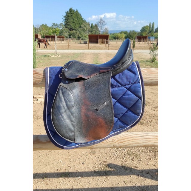 Selle mixte en cuir 17,5 pouces