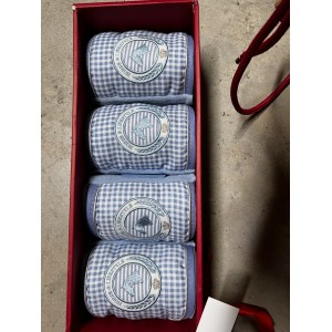 Bandes polo bleu ciel HKM