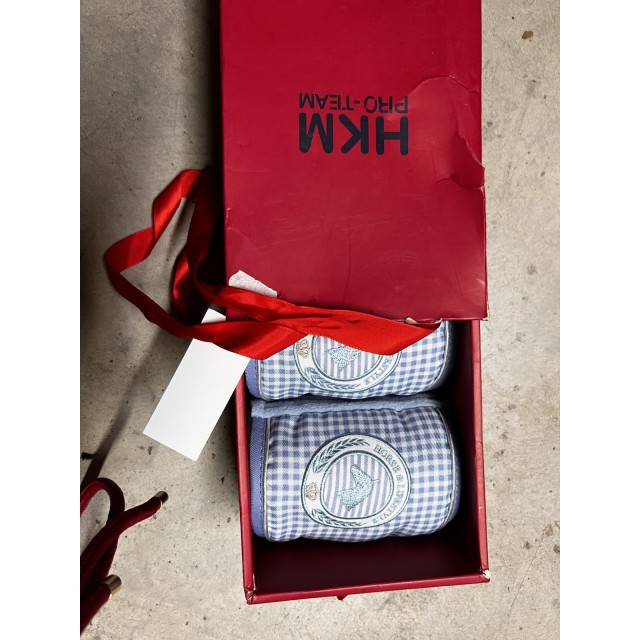 Bandes polo bleu ciel HKM