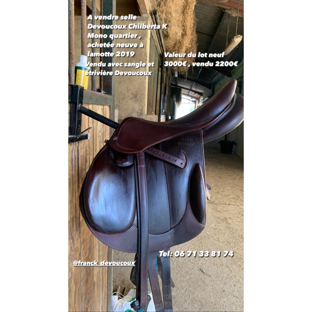Selle Devoucoux chilberta k