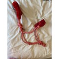 Licol éthologique avec moumoute rouge
