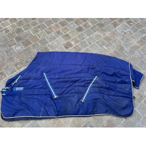 Couverture de box Horseware + couvre-cou - Marine - T. 6'0"