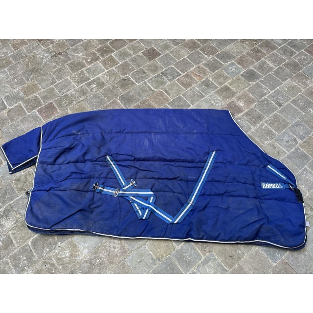 Couverture de box Horseware + couvre-cou - Marine - T. 6'0"