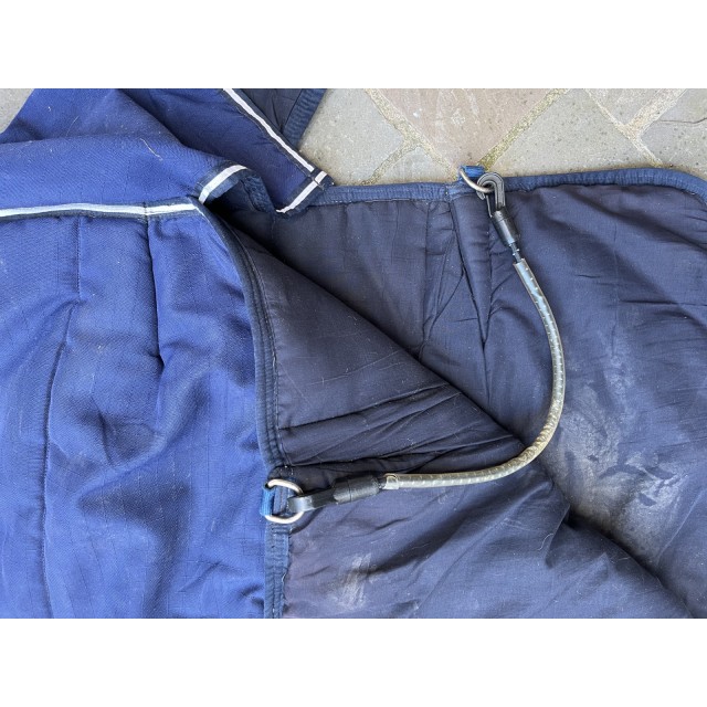 Couverture de box Horseware + couvre-cou - Marine - T. 6'0"