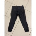 Pantalon équithème bleu marine/noir