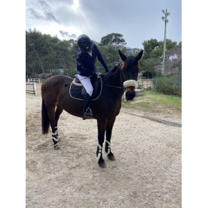 Tapis GEM noir et doré