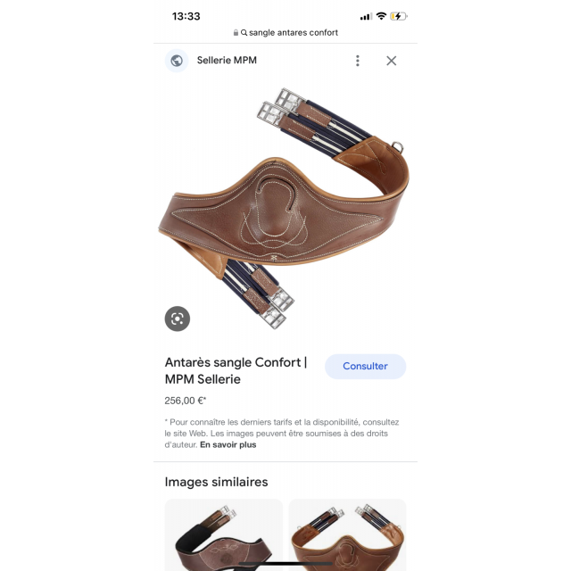 Sangle antares anatomique confort 115