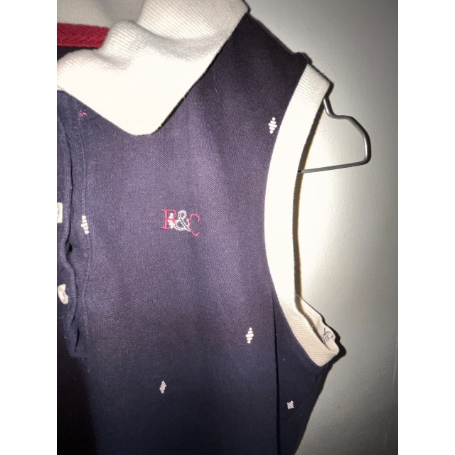 Polo sans manche flags & cups 38/M