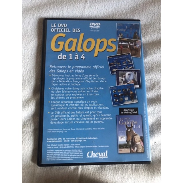 DVD galops de 1 à 4