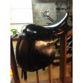 Selle mixte cuir noir