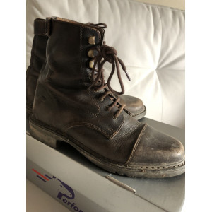 Boots dandy marron