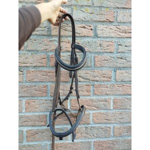 Bridon marron taille cob