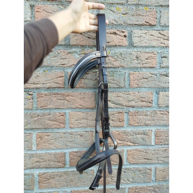 Bridon marron taille cob