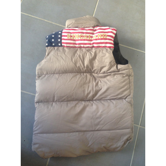 Doudoune sans manches reversible