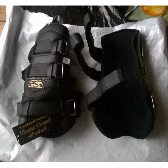 Guêtres cuir Horse Guard PLUS black