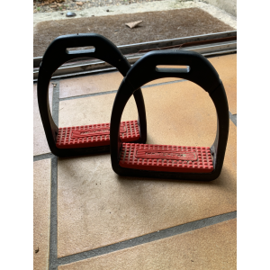 Étriers compositi rouge