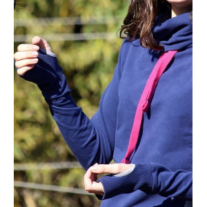 Sweat à col montant en coton bio, modèle Iowa de Cavaletic - Déstockage