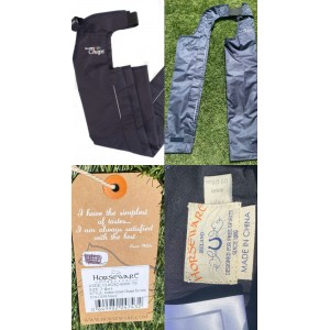 Horseware Rambo Kids Cotton Lined Chaps showerproof bleu foncé