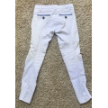 Pantalon de concours Animo 8 ans blanc