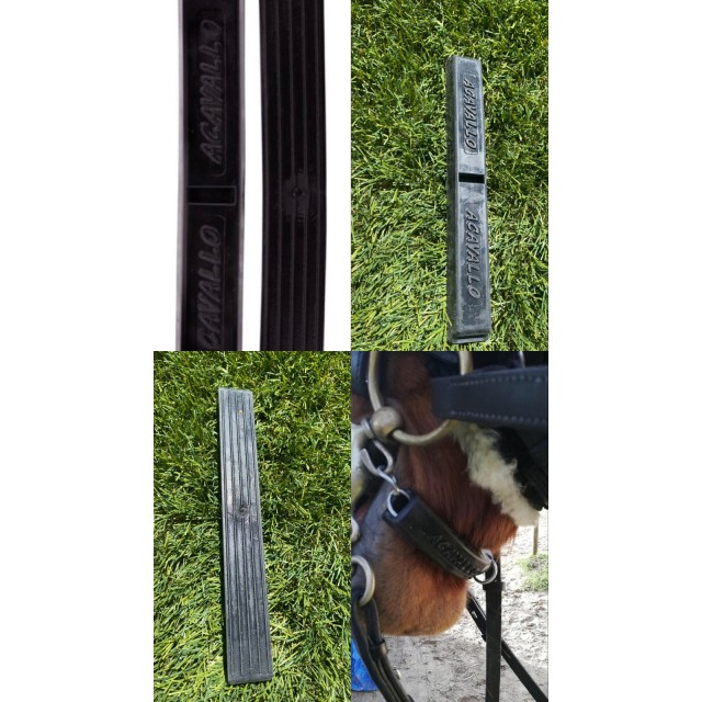 protège gourmette en gel acavallo noir neuf