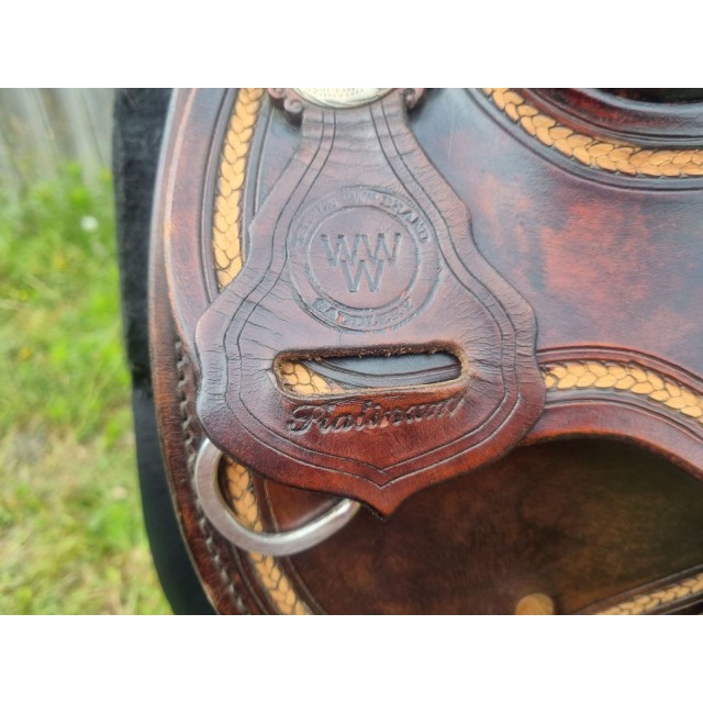 *RARE* selle western Triple W xfqh 'Platinium'