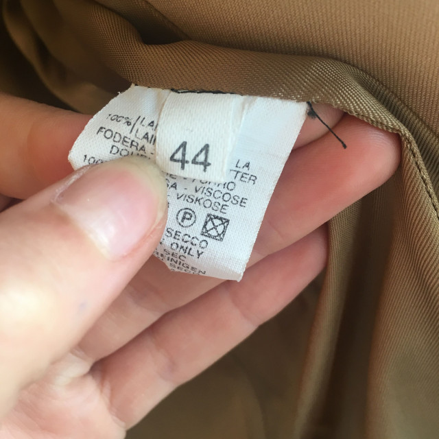 Veste de concours Homme A. Albanese t. 44 beige