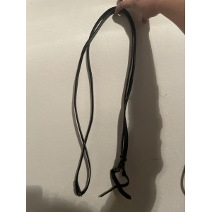 Rênes lisses noires