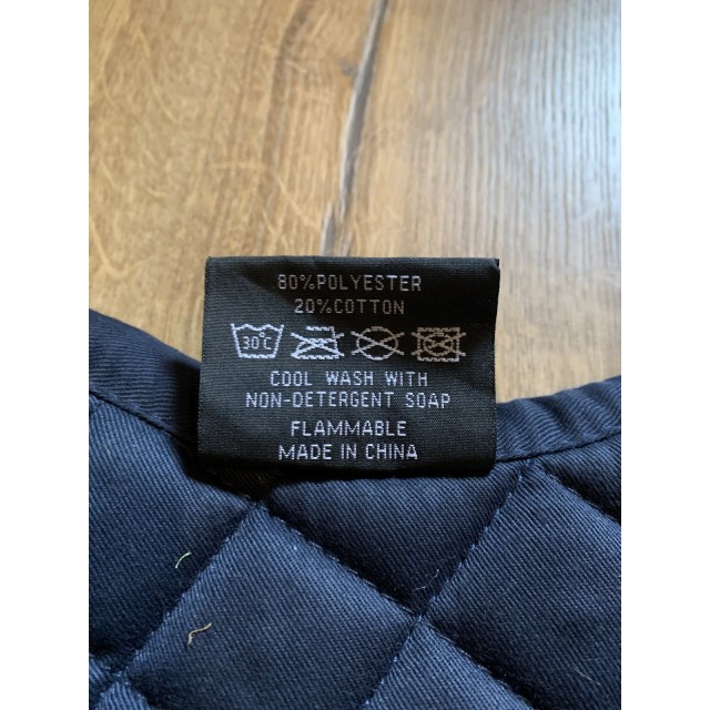 Tapis de selle cheval bleu foncé