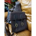 Ensemble sacoches cuir