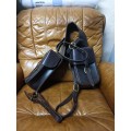 Ensemble sacoches cuir