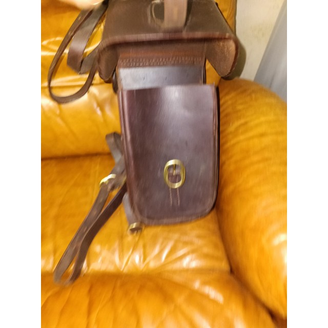 Ensemble sacoches cuir
