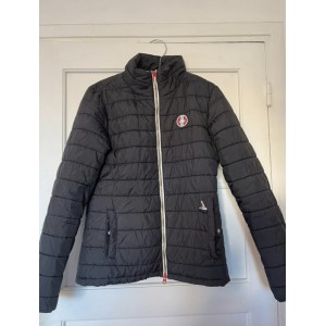 Doudoune noir et rouge