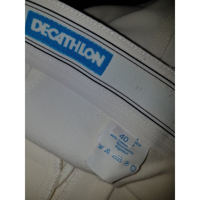 Pantalon blanc Decathlon