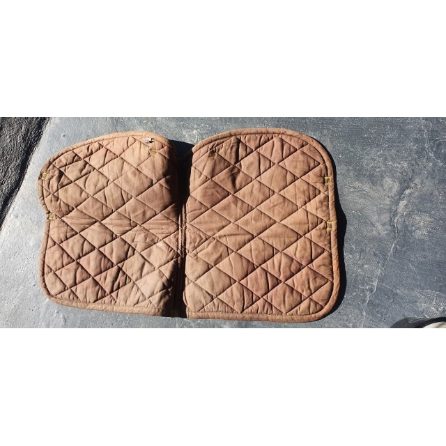 Tapis de selle RG vert pomme / marron Mixte CSO