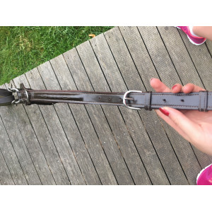 Collier de chasse verni Marron Privilège