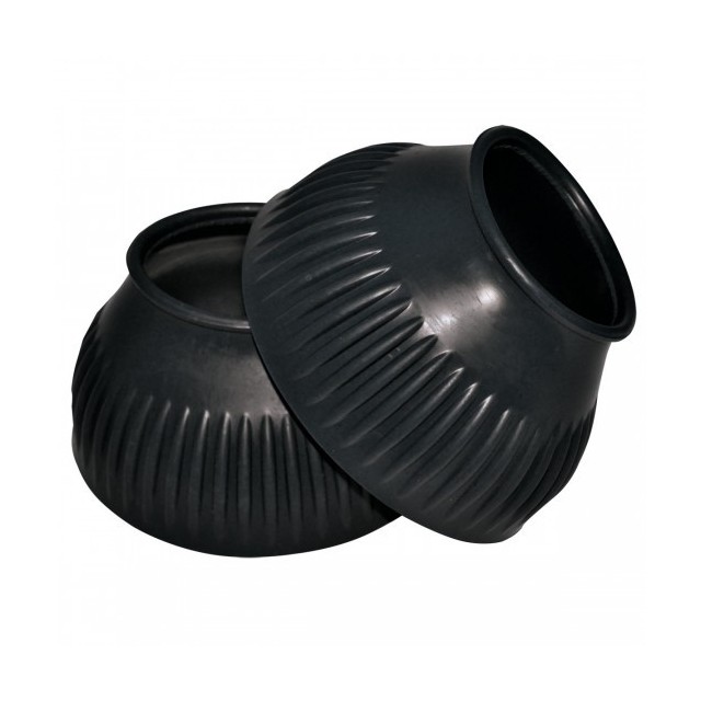 3 cloches noires caoutchouc